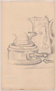 Cruche à lait et réchaud à alcool - Paul Cézanne