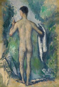 Baigneuse debout, vue de dos - Paul Cézanne