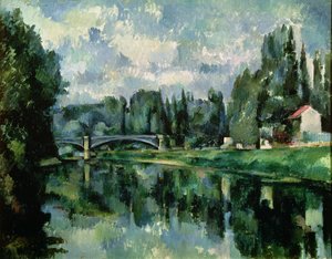 Les rives de la Marne à Créteil, c.1888 - Paul Cézanne