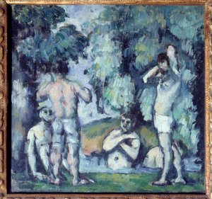 Les cinq baigneuses - Paul Cézanne