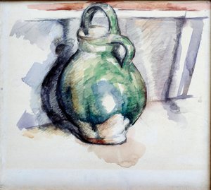 La Cruche verte Aquarelle et mine de plomb par Paul Cézanne (1839-1906) 1885 Paris, Musée du Louvre - Paul Cézanne