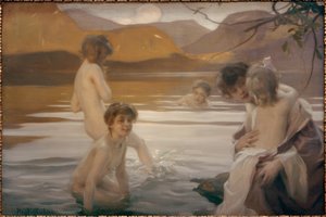 Premier bain - Paul Chabas