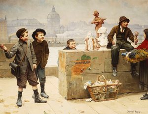 Les jeunes vendeurs - Paul Charles Chocarne Moreau