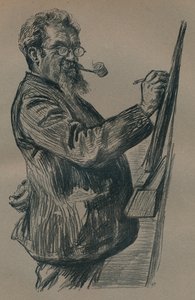 Portrait posthume de Henry Stacy Marks, vers 1899 - Paul Charles Renouard