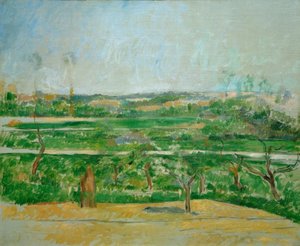Paysage à Aix-en-Provence - Paul Cézanne