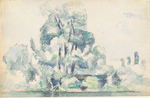 Rives de la Seine à Médan - Paul Cézanne