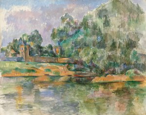 Rives de la Seine à Médan, vers 1885-1890 - Paul Cézanne