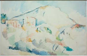 Le Château Noir et la montagne Sainte-Victoire