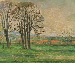 Les arbres nus près de Jas de Bouffan. 1885-86 - Paul Cézanne