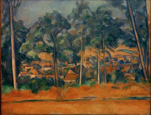 Village derrière les arbres - Paul Cézanne