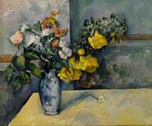 Fleurs dans un vase - Paul Cézanne