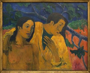 Fuite (idylle tahitienne). Peinture de Paul Gauguin (1848-1903) - Paul Cézanne