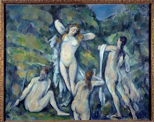 Quatre baigneurs - Paul Cézanne