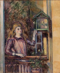 Jeune fille à la volière - Paul Cézanne
