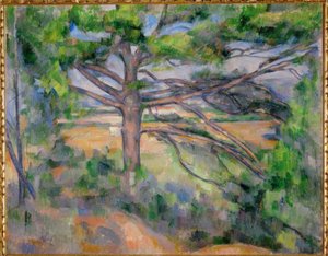 Grand pin et terre rouge - Paul Cézanne