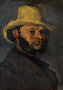 Gustave Boyer né en 1840 avec un Chapeau de Paille