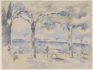Le jardin - Paul Cézanne