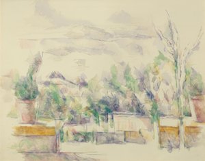 La Terrasse du Jardin des Lauves - Paul Cézanne