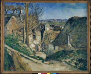 La maison du pendu, à Auvers - Paul Cézanne