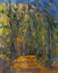 La route tournante en sous-bois - Paul Cézanne