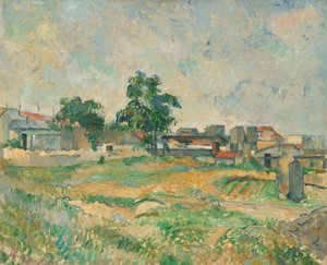 Paysage près de Paris, vers 1876 - Paul Cézanne