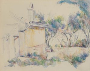 Le Cabanon de Jourdan - Paul Cézanne