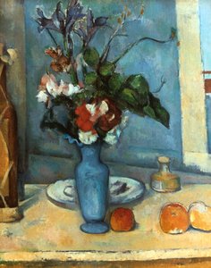 Le Vase Bleu, 1889-1890 - Paul Cézanne