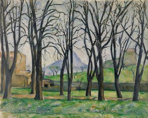 Les Marronniers du Jas de Bouffan en hiver - Paul Cézanne