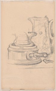 Cruche à lait et réchaud à alcool - Paul Cézanne