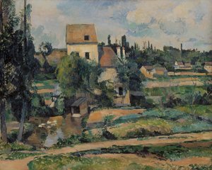 Moulin sur la Couleuvre à Pontoise, 1881 - Paul Cézanne