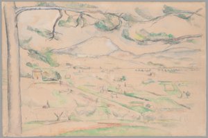 Montagne Saint-Victoire (The Arc Valley) - Paul Cézanne