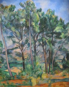 Montagne Sainte-Victoire et viaduc du côté de Valcros - Paul Cézanne
