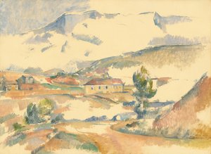 Montagne Sainte-Victoire, près de Gardanne - Paul Cézanne