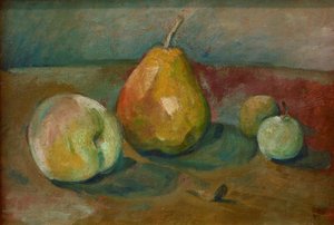 Nature morte avec des poires