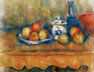 Pommes, carafe et sucrier