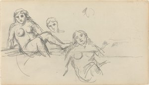 Baigneur assis [verso] - Paul Cézanne