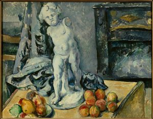 Nature morte avec Cupidon en plâtre - Paul Cézanne