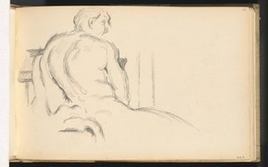Étude du "Hercule au repos" de Puget - Paul Cézanne