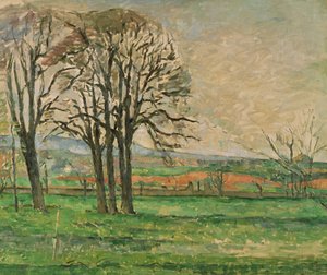 Les Arbres nus à Jas de Bouffan, 1885-1886 - Paul Cézanne