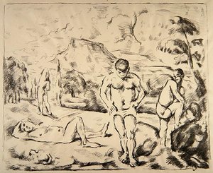 Les Baigneuses, vers 1898 - Paul Cézanne
