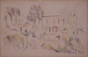 La Remise à Château Noir - Paul Cézanne