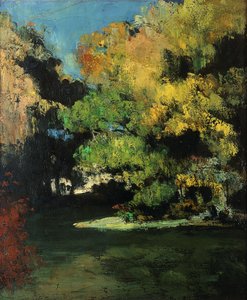 La clairière, c.1867 - Paul Cézanne