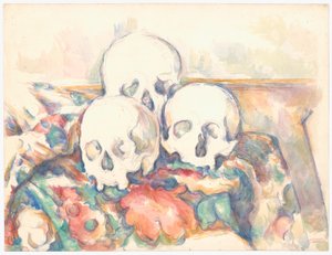 Les trois crânes - Paul Cézanne