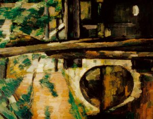 Le pont de Maincy (également connu sous le nom de Pont de Mennecy), (détail) - Paul Cézanne
