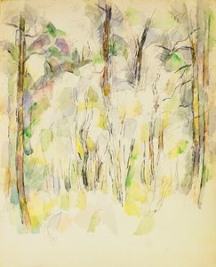 Scène de Forêt, vers 1900-1904 - Paul Cézanne