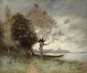 Bord de la Loire près de Chouzé - Paul Desire Trouillebert