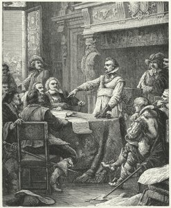 Jean Guiton parmi les défenseurs de La Rochelle - Paul Dominique Philippoteaux
