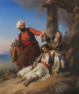 Scène de la guerre d