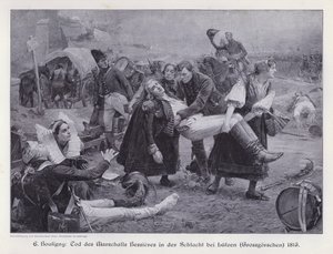 Mort du maréchal Bessières à la bataille de Lützen