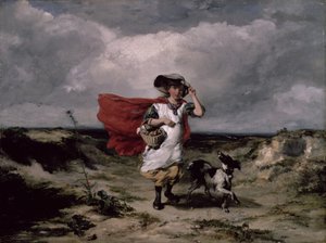 Traversée de la lande, jour venteux, 1836